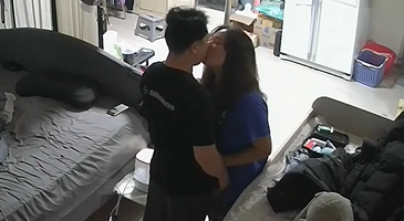 [한국야동] 풀버전 | 하루에 떡을 세번이나 치는 잉꼬부부 침대에서